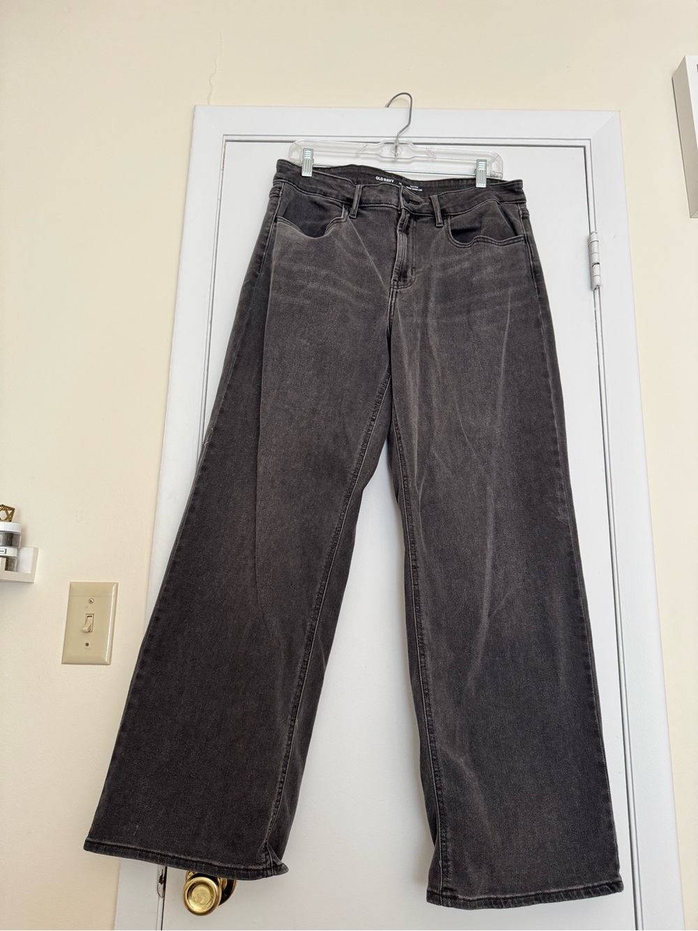Old Navy Faded Black Wow Wide Leg Jeans